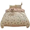 Juego de Ropa de Cama de Gasa de Doble Capa Clase A para Niños de Cuatro Piezas Modelo Nuevo 2025 Funda de Edredón Individual para Dormitorio Estudiantil Juego de Tres Piezas 3
