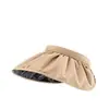 Visera Solar Estilo Diadema para Mujer, Sombrero Solar de Concha Vinílica Anti-UV, Sombrero Solar de Copa Vacía para Exteriores con Ala Ancha que Cubre el Rostro