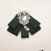 Péndulo de Diamante Original Corbata de Moño para Mujer, Cuello Floral Estilo Japonés, Camisa a Juego, Corbata de Moño, Accesorios de Boda, Broche Nuevo