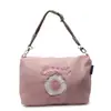 Bolso de Hombro Simple Bordado Estilo Nuevo para Mujer, Bolso Cruzado Fresco Estilo Japonés, Bolso de Mano Versátil de Moda para Viajes, Bolso de Lona para Mujer