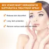 Ximonth Spray para el Cuidado de Verrugas con Veneno de Abeja Limpieza de la Piel Reparación Desvanecimiento de Lunares Oscuros Callos Spray de Cuidado Corporal