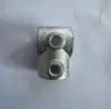 Conector de uma polegada 6 pontos conector de tubo galvanizado de uma polegada junta de tubo de ferro fixador de cotovelo de guarda-corpo acessórios lagoa de peixes