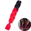 Xuchang Peruca Acessórios de Cabelo Seda de Alta Temperatura Trança Grande Africana Jumbobraid Fibra Química Colorida Montagem Mista Venda Quente Dreadlocks