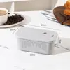 Amazon Caja para Mantequilla de Almacenamiento, Caja de PP de Grado Alimenticio de Gran Capacidad para Refrigerador para Mantequilla y Queso con Cuchillo, Sin Caja
