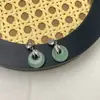 Pendientes Minimalistas Únicos y Sofisticados con un Estilo de Moda Vintage, Pendientes de Botón Redondos Versátiles de Circonita