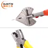 Tijeras para canaleta de electricista Xintian, ángulo recto de 45 grados, tijeras angulares multifunción, pinzas plegables, pinzas para hebillas de canto