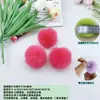 Suprimento Pronto de Bolas de Pelo de Coelho Sintético de 3-9cm Pingente para Mala Cor Mista Bola de Pelúcia Almofada Suéter Chapéu Acessórios Decorativos