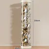 Balde de Armazenamento Cilíndrico Grande Capacidade Rack de Armazenamento de Garrafas Vazias Produtos de Cuidados com a Pele para Bonecas Acrílico Cosméticos Frascos Transparentes Potes
