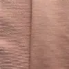 Tejido de algodón poliéster para escaleras de 320g CVC de punto de canalé base para vestido de mujer camiseta deportiva casual