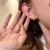 Collar Colgante de Huevos de Trigo Cepillado Dorado Tallado Texturizado Antiguo Italiano Juego de Pendientes de Monedas de Oro de Alta Calidad para Mujeres