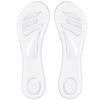 Almohadilla de Siete Puntos para el Arco del Pie de GEL para Mujer Suave Autoadhesiva Ajustable Talla Plantilla Soporte de Arco Absorción de Impactos Antideslizante Media Plantilla
