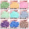1,5mm1000 cor AB cor de doce pérola semicírculo unha pintada telefone diy material de beleza