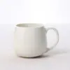 Taza de café de cerámica crema taza de gran capacidad color personalizado procesamiento de logotipo promocional regalo festivo escuela