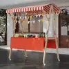Barraca de Mercado Suporte de Exibição Barraca de Mercado Noturno Prateleira Carrinho de Flores Suporte de Exibição Promocional Carrinho de Barraca de Rua Móvel Dobrável