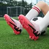 Chuteiras de Futebol Infantis Personalizadas Transfronteiriças para Meninos, Chuteiras de Futebol Juvenis para Estudantes, Chuteiras de Futebol com Travas Tf para Meninas, Chuteiras de Futebol com Travas Longas Ag