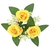 Adornos de Flores Artificiales Transfronterizos Paquete de Materiales DIY Decoración de Mesa de Comedor Candelabro Decoración del Hogar Regalo del Día de la Madre San Valentín
