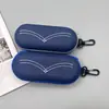 Estuche de Gafas con Cremallera de Dibujos Animados Eva Colorido Portátil con Gancho de Mezclilla Gafas para Miopía y Gafas de Sol