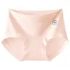 2026 Nueva Clase A Algodón Puro 60S Algodón Peinado Ropa Interior Femenina Antibacteriana Cintura Media Talla Grande Cómodo Bragas para Chicas Jóvenes