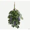 Comércio Exterior Transfronteiriço Envio Direto da Fábrica Amazon de Cachos de Tecido Simulado Gota com Estilo Pendurado para Decoração de Primavera e Todas as Estações