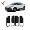 Adecuado para Toyota 25 Versión Europea C-Hr Tiras Decorativas para el Recorte del Hueco de la Puerta Interior Modificado, Cubierta Decorativa Especial para el Tirador de la Puerta Interior para Chr
