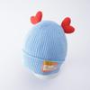 Gorro de bebé otoño e invierno gorro de llanta de puerta halógena para bebé gorro de punto cálido para bebé recién nacido masculino y femenino