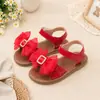 Sandalias Infantiles para Niñas Estilo Princesa Multicolores con Lazo, Pedrería y Velcro para Uso Diario y Fiestas