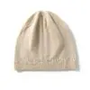Modioso gorro de cachemira para mujer, suave y cálido, simple y elegante, nuevo moda otoño e invierno versátil gorro casual