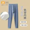 Pantalones térmicos para niño 2026 nuevo modelo pantalones cálidos para niño para otoño e invierno leggings para niño no es necesario usar ropa interior pantalones térmicos de algodón estampados