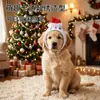 Chapéu de boneco de neve de pelúcia para animais de estimação de Natal, chapéu de fantasia festivo para gatos e cães, chapéus temáticos de Natal para atacado para gatos e cães