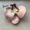 Cabeça de Flor de Orquídea Phalaenopsis Artificial, Textura de Película Impressa em 3D, Buquê Exquisito para Decoração de Casamento e Lembrança