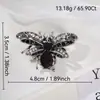 Broche de Pérola Abelha Inseto Diamante Sentido de Alto Padrão Pins de Nicho Corsage de Strass Feminino Acessórios de Vestuário de Alto Padrão