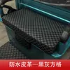 Cojín de Asiento para Triciclo Eléctrico Protección Solar Protección contra la Lluvia Funda de Asiento Gruesa de Cuero Universal para Todas las Estaciones Tela de Terciopelo Acolchada Se Puede Personalizar