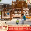 Fabricante de Equipo de Diversión para Desarrollo Físico con Viga de Equilibrio de Madera Maciza Original al Aire Libre, Columpio, Caballo Mecedora, Tobogán, Estructura de Trepa