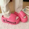 Pantuflas de Eva para Personas Pequeñas, Calzado de Verano para Exteriores para Mujer, Suela Gruesa de 8 cm, No Huelen, Antideslizantes, Versátiles, Estilo Nuevo, Sandalias Cómodas