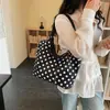 Bolso de Trabajo para Mujer, Bolso Tote Hombro Nuevo Estilo de Lunares, Gran Capacidad, Moda Primavera 2026 Bolso de Axila