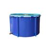 Reservorio de Agua de Plástico Móvil para Exterior Soporte Redondo Lona Estanque de Peces Plegable Portátil Estanque de Peces de PVC Estanque de Cría