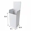Caja corrugada blanca en stock, caja de embalaje de tres capas extra dura, universal para comercio electrónico, caja de cartón corrugado para ferretería, personalizable con logo impreso
