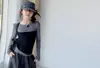 Conjunto de Dos Piezas para Niña con Mangas Largas para Primavera y Otoño, Conjunto Casual de Dos Piezas para Niños, Top Ajustado con Bloques de Color y Pantalón tipo Falda de Pierna Ancha