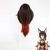 [Tongchuan] cúpula de estrelas desabando parada de trem nuvem cos peruca gradiente rabo de cavalo único prendedor Boca de Tigre cosplay