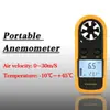 Anemómetro Portátil de Mano Biaozhi GM816A GM8908 Medidor de Velocidad del Viento de Alta Precisión Medidor de Temperatura del Viento Anemómetro