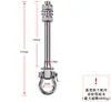 Gancho de balanceo de alta resistencia de acero inoxidable 304, Bola redonda de acero inoxidable Desmontable Silla hamaca Saco de arena Accesorios de hardware
