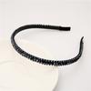 Nova tiara tecida com contas de cristal para arroz estilo coreano, tiara elegante com miçangas para mulheres, adorno de cabeça antiderrapante, atacado transfronteiriço