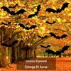 Enfeites de Halloween Amazon Transfronteiriços Decoração de Festa Morcego Pingente de Morcego de Feltro Arranjo de Adereços Pátio de Halloween