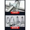Abrazaderas de Cruz Galvanizadas en Forma de Doble U para Tuberías, Abrazaderas de Tubería para Construcción, Abrazaderas de Tubería Galvanizadas para Camas de Cerdos en Invernaderos, Abrazaderas para Arcos