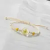 Pulsera de Serie de Flores Secas al por Mayor Vidrio Espécimen de Flor Real Gipsófila Flor de Durazno Árbol de la Fortuna Mariposa Pulsera Escénica Joyería