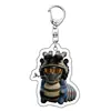 Nuevo Colgante de Acción Delta Animal Peculiar Llavero Acrílico Decoración para Mochila de Estudiante