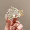 2025 Nueva Colección de Pinzas para Cola de Caballo de Alta Gama Artefacto Fijador Pinza para el Cabello Pinza Tiburón Adorno para el Cabello de Lujo Ligero Pasador