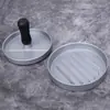 Aleación de aluminio de grado alimenticio para uso doméstico, manual, con recubrimiento antiadherente, Prensa para hamburguesas, pastel de carne, Prensa para pastel de carne, Molde para pastel de carne, Pastel de carne, Prensa