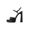 Sandalias de Plataforma Impermeables con Tacón Ultra Alto Sexy Estilo Europeo y Americano para Mujer 2026 Nuevo Estilo Chica Caliente Punta Cuadrada Peep-Toe Tacones Altos