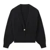 Fábrica de Ropa para Mujer Transfronteriza Venta al por Mayor 2026 AliExpress INS Moda Popular Chaqueta de Punto para Mujer